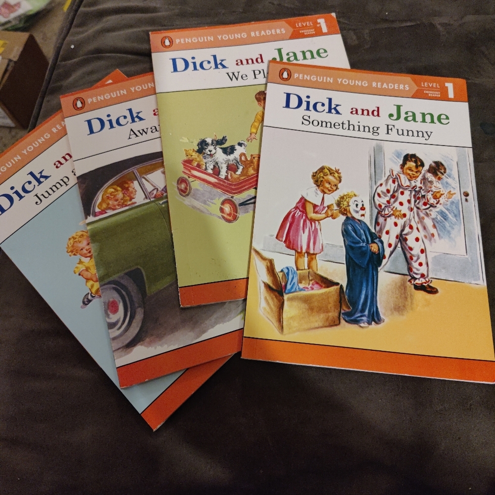 New Dick And Jane Books, Level 1, Set Of 4